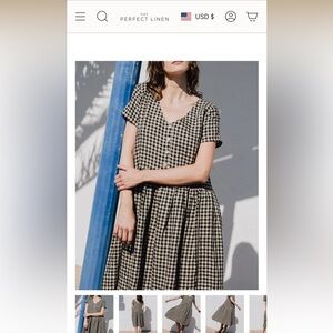 notPERFECTLINEN Linen Dress